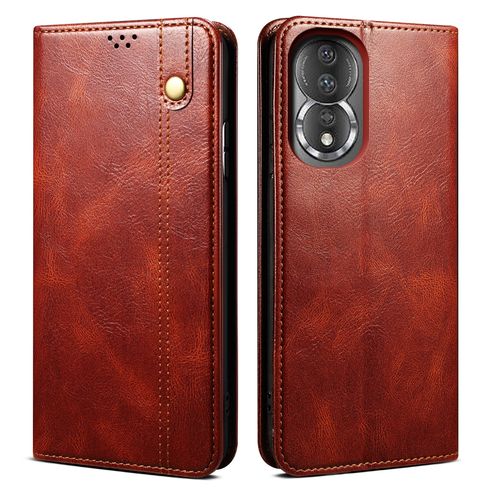 For Honor 80 5G Anti-shock Waxy Crazy Horse Texture Phone Case Foldable Stand Protective Folio Flip Leather Phone Wallet Cover For Honor 80 5G Anti-shock Waxy Crazy Horse Texture Phone Case Foldable Stand Protective Folio Flip Leather Phone Wallet Cover